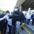 David Sergio Trezeguet a su llegada a Guayaquil.