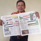 Por comprar los regalos de Navidad, Édgar quedó gastadito, pero las 100 ‘latas’ le alegró el inicio de año.