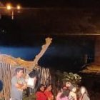 En una superficie de tierra quedó el cuerpo sin vida de Oswaldo Cedeño.