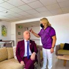 No se sentía a gusto cuando lo maquillaba alguien más que no sea Rómulo.