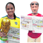 Ruth Sánchez, de Guayaquil, le tuvo fe a su suerte, compró su Diario favorito y se llevó una orden de compras de 50 dólares.