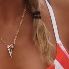 Bruna Ribas da Cunha, esposa de Diego Ribas, con sus hijos Leticia, David y Mateo.