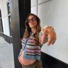 Una de las últimas fotos que publicó con su barriguita.