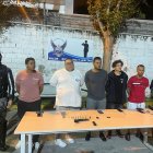 La primera aprehensión del Gordo Luis (camiseta blanca) fue en Quito.