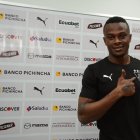 El Tin Angulo está feliz de regresar al país. Resaltó que aprovechará su etapa en Liga de Quito.