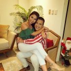 Los hermanos durante una sesión fotográfica que ella guarda con cariño.