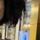 El vestido que utilizó para la fiesta después del concurso, fue una creación de Marco Tapia.