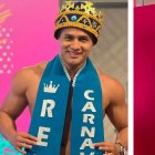 Carolina Jaume fue la primera en apoyar a Rayo Viscarra enla elección del Rey del carnaval