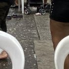 El carnaval se tomó las calles Alcedo y la Novena. Se bailaba en la calle, una celebración ‘con todos los juguetes’.