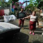 Gardenia Obando perdió su casa y la pequeña tienda que había implementado para tener su sustento.