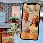 Los restos de Douglas Marcillo Chavarría fueron  velados en Jipijapa. El día de la tragedia lo acompañaba su esposa.