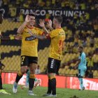 Fernando Gaibor (c) y Damián Díaz (d) pasaron de la rivalidad a convertirse en buenos amigos.