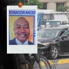 Jerfferson Carlos Cuero Gruezo fue asesinado al mediodía del martes. Conducía este vehículo de color negro. Policía acordonó la escena del crimen.