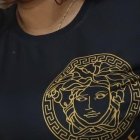 Laura Miranda, Mafer Cobeña, Anabel y Mariana Bustamante disfrutando de la goleada de Barcelona en el Monumental.