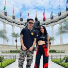 Los cantantes mexicanos llegaron a Guayaquil la mañana del 16 de junio de 2023.