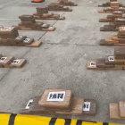 Más de 2,5 millones de dosis de clorhidrato de cocaína fueron encontradas en poder de un sujeto que registraba 14 detenciones.