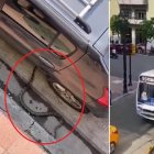 Serpiente captada en la 9 de Octubre y Rumichaca