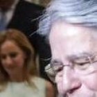 El Presidente, Guillermo Lasso, con el alcalde de Madrid, José Luis Martínez-Almeida