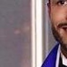 Andrea con Iván Álvarez Guedes al finalizar la gala.