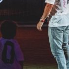Messi estuvo con sus hijos en su presentación del Inter Miami.