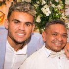 El futbolista Luis Díaz y su padre, Luis Manuel Díaz.