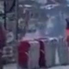 Los enfrentamientos se registraron en la playa de Copacabana