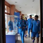 Félix Sánchez Bas luego de la rueda de prensa previo al partido ante Venezuela.