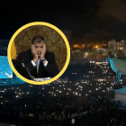 El borrego gigante que flotó sobre el concierto de Rog Waters en Quito.