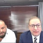 Xavier Jordán y Richard Díaz, rueda de prensa vía Zoom.