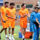 ENTRENAMIENTO DE LA SELECCION DEL ECUADOR PREVIO A SUS PARTIDOS ANTE VENEZUELA Y CHILE POR LAS ELIMINATORIAS PARA EL MUNDIAL 2026 15 de NOVIEMBRE 2023 ANGELO CHAMBA Agencia (ag-expreso ag-extra ag-quito)