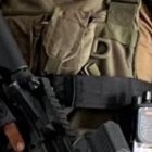 Las fuerzas del orden presentaron al detenido.