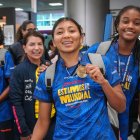 Evelyn Burgos jugadora de la sub 17 y clasificada al Mundial, también es parte de la sub 20.