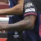 Kendry Páez y todo el festejo del primer gol de Independiente del Valle.