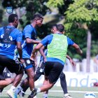 La practica de Emelec se realiza de manera normal en el Polideportivo de Los Samanes
