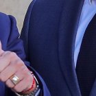 El presidente Daniel Noboa acompañado de la primera dama y del presidente Manuel Macron junto a su esposa, Brigitte Macron