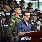 El presidente Daniel Noboa estuvo presente en la entrega de la indumentaria policial