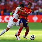 Lamine Yamal registró una asistencia en el triunfo de España.