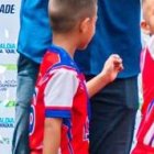 La final del torneo se la hizo en el estadio Chucho Benítez, fue la primera vez para los pequeños en un estadio de verdad como ellos decían.