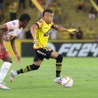 Byron Castillo en su regreso a Barcelona