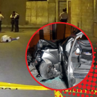 El cuerpo de Washington Cruz Aguirre quedó en medio de la calle.