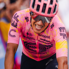 Richard Carapaz sufrió una caída en la etapa 11 de la Vuelta a España