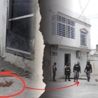 El pasado 4 de julio, la policía allanó esta casa donde la madruga de ayer se halló un saco con restos humanos.