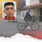 Jordán Ibarra Onofre estaba conversando en el portal de esta casa cuando fue atacado a tiros.