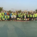Varios de los chicos de la escuela Zar Cristhian Noboa que entrenan en Villa Bonita al norte de Guayaquil.
