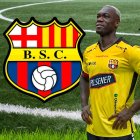 Felipe Caicedo podría debutar con Barcelona SC en el choque contra Manta.