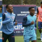 Alan Franco, Pervis Estupiñán, Jhon Yeboah y Gonzalo Plata jugadores de la Tri.