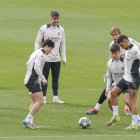 Real Madrid vs Arsenal: los Merengues se entrenaron en casa.