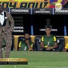 La pinta de Segundo Castillo ante River Plate.