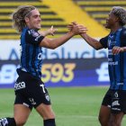 Claudio Spinelli (i) es una de las principales armas ofensivas del Independiente del Valle.