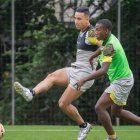 Miguel Parrales, la nueva adquisición del Ídolo, ya se entrenó con el equipo.